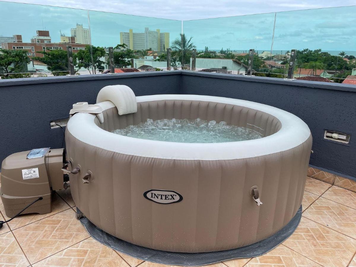Cobertura Duplex com Ofurô em Peruíbe Apartamento Exterior foto